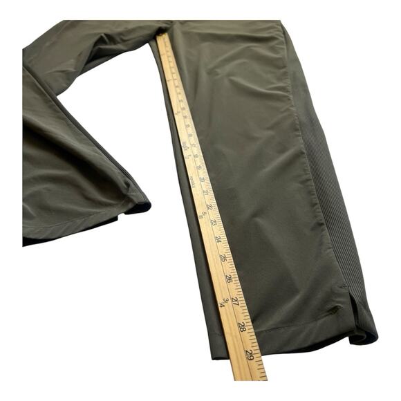 Athleta Pants Womens 12T Brooklyn Ankle Olive Green Pockets Hi-Rise Lightweight - Picture 7 of 11